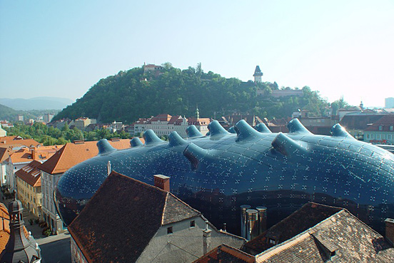 未來(lái)主義風(fēng)格的建筑—格拉茨美術(shù)館(Kunsthaus Graz)裝修設(shè)計(jì)